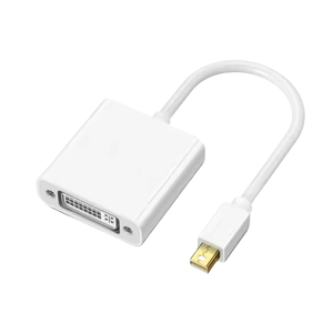 Convertidor Mini DP a DVI de 1080p de alta calidad Adaptador Mini DisplayPort MACHO a HEMBRA DVI - Product Image 4