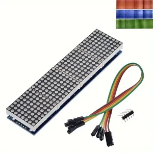 Max7219 Dot Matrix Display Treiber-Single-Chip-Mikrocontroller-kompatibles 4-in-1-LED-Display-und Steuer modul - Product Image 2