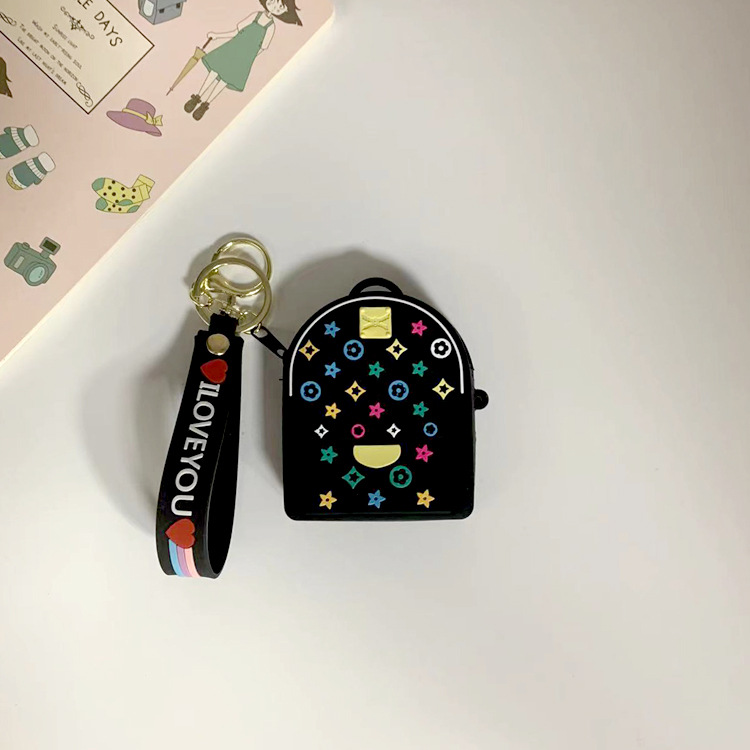 Mochila escolar cielo estrellado negra