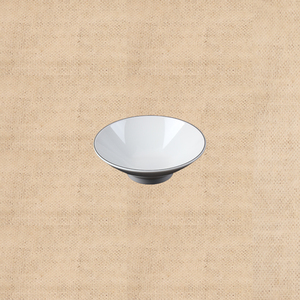 Preço de Fábrica por Atacado para Louças de Melamina Personalizadas para Restaurantes Chineses, Tigelas de Cozinha com Borda Preta - Product Image 3