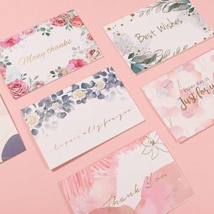 定制迷你折叠感谢卡胶版纸带瓦楞纸板迷你纸板贺卡带信封 - Product Image 4
