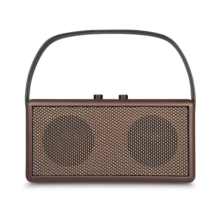 Altavoz inalámbrico D30 con logotipo personalizado, altavoz portátil con soporte AUX, disco U, tarjeta TF, Mini Subwoofer de madera