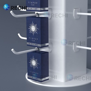 RECHI Custom Design Counter Rotierendes Acryl-Handy zubehör Retail Display Stand Rack mit Metall haken für Ladegerät/Adapter - Product Image 6