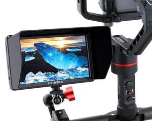 S55 6 Inch IPS <strong>Camera</strong> Field DSLR Monitor Focus Assist 1920x1080 Support 4K HDMI <strong>Input</strong> DC <strong>Output</strong> Include Tilt Arm <strong>Camera</strong> Monitor - Product Image 2