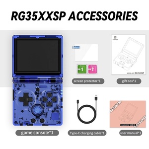 ANBERNIC RG35XXSP 3.5 ''IPS ekran Flip el konsolu Linux sistemi TV çıkışı 64G 5500 oyunları önceden yüklenmiş - Product Image 5