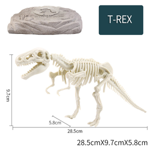 Kit de excavación de dinosaurios para niños, modelo de esqueleto, fósil - Product Image 2