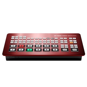<strong>Multi</strong>-<strong>Input</strong> 4*H DMI <strong>Inputs</strong> Audio Video Mixer 1080p60fps 6 Channel Live Broadcast Virtual Studio Streaming HD Video Switcher - Product Image 1