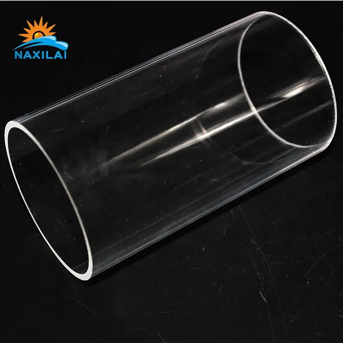 Naxroda tubo acrílico transparente, tubo colorido de policarbonato transparente de alta qualidade, pc pmma, tubo de plástico acrílico