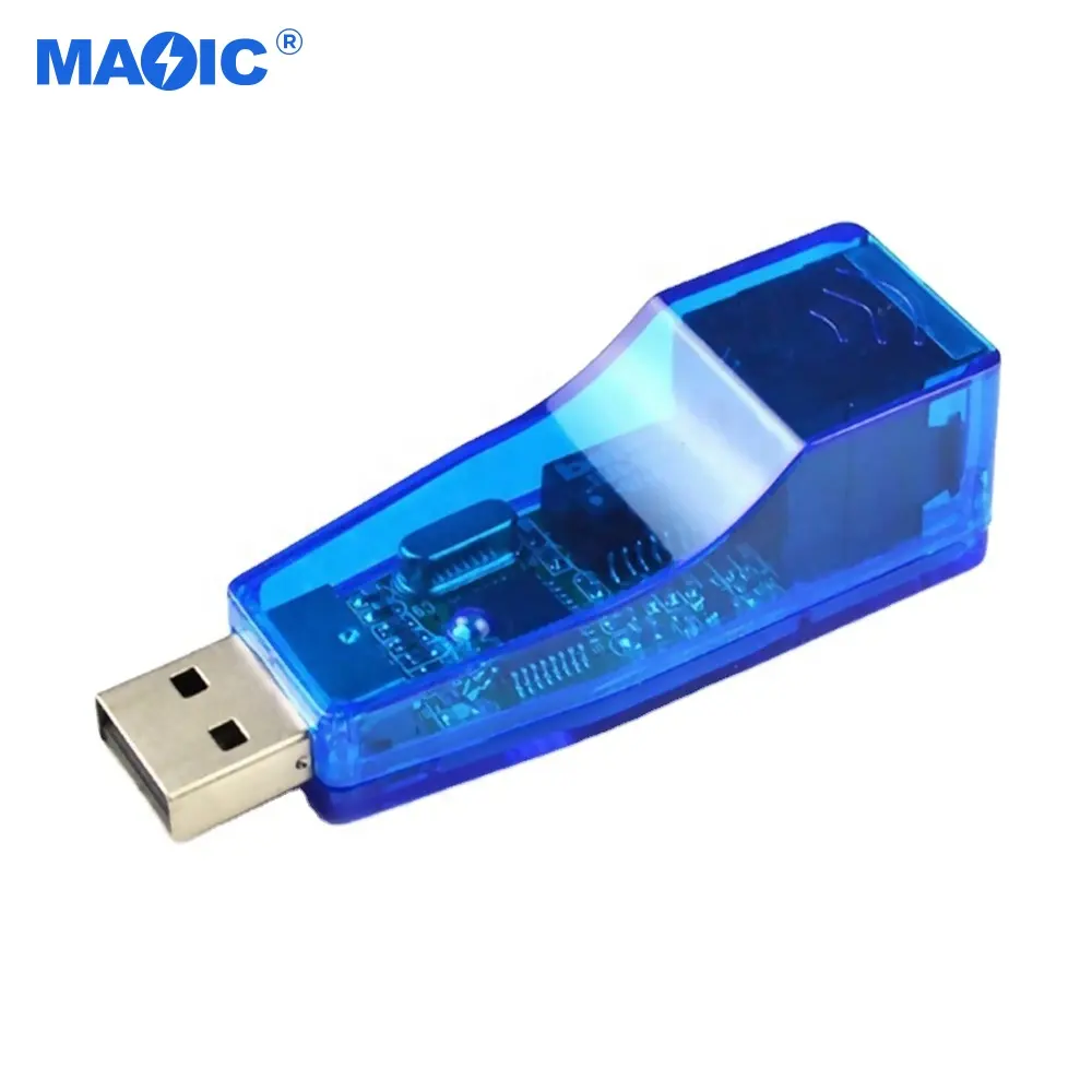 Externe filaire USB2.0 à Lan RJ45 cartes réseau adaptateur connecteur USB carte réseau