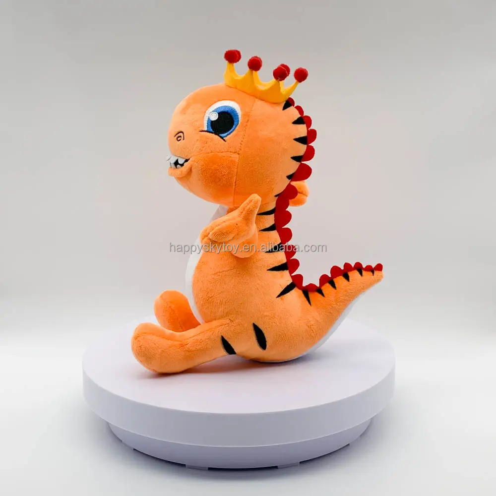 Fabricant en promotion avec logo personnalisé poupée humaine douce mascotte dinosaure en peluche pour enfants jouet en peluche