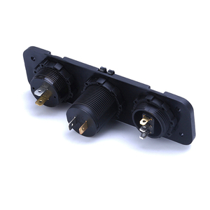 DC 12 <strong>V</strong> 24 <strong>V</strong> Multi Function Car <strong>Charger</strong> With USB and Digital Voltage Meter and 12v Power Socket for Car Marine Boat Ship - Product Image 2