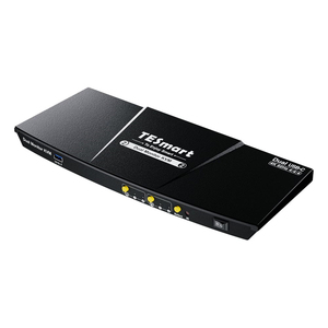 TESmart <strong>KVM</strong> Docking Station Dual Monitor USB Type C Support MST 2x2 4K 60 USB3.0 EDID for 2 Laptop PC AV Matrix Video Switcher - Product Image 1