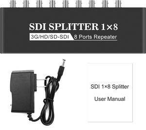 <strong>SDI</strong> <strong>Splitter</strong> 1x8 Support HD-<strong>SDI</strong>/SD-<strong>SDI</strong>/3G-<strong>SDI</strong> Signals <strong>1</strong> <strong>SDI</strong> <strong>Input</strong> and 8 <strong>SDI</strong> <strong>Output</strong> - Product Image 2