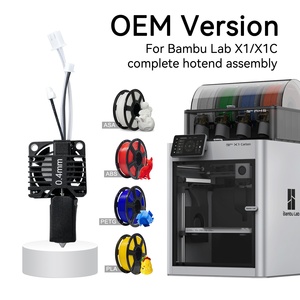 Kim loại hotend với quạt làm mát cho bambu phòng thí nghiệm X1/X1C 3D má<span class=keywords><strong>y</strong></span> in - Product Image 4