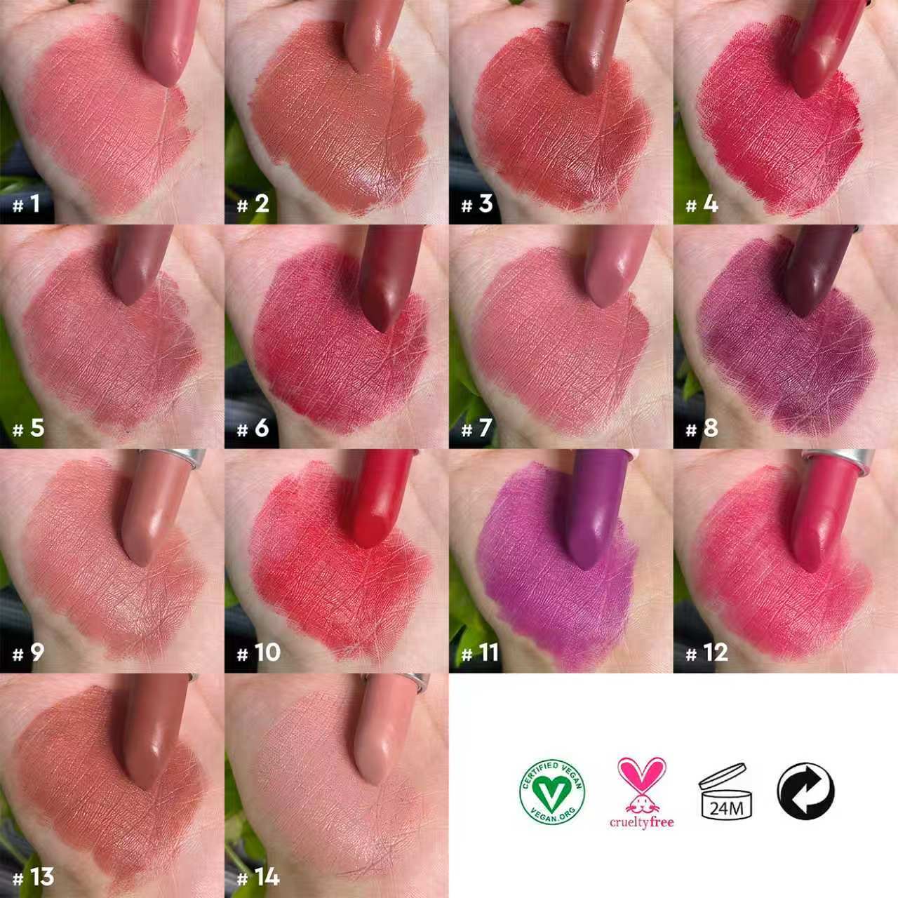 14 couleurs