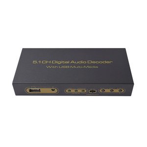 5.1CH SPDIF koaksiyel dijital ses şifre çözücü USB multi-medya ile ses çalar 5.1 ses AC3 DTS LPCM DVD PC için VCD - Product Image 2