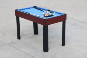 4 Feet MDF Material <strong>Multi</strong> <strong>Game</strong> <strong>Table</strong> Portable and Folding Home Pool <strong>Table</strong> <strong>with</strong> 12 in 1 <strong>Function</strong> for Snooker and Other Sports - Product Image 4