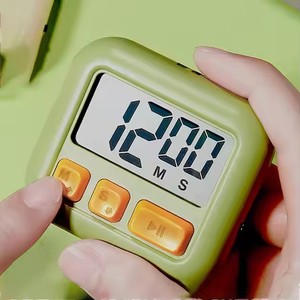 Kreativer kleiner quadratischer magnetischer digitaler Küchen timer Smart Pomodoro Desk Timer für die Zeit verwaltung Kunststoff-Countdown-Timer