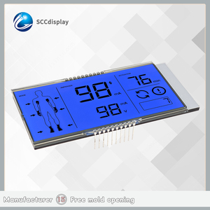 All'ingrosso SJXDGW015 HTN dispositivi medici 7 segmenti Display LCD moduli blu retroilluminazione 3.3V positivo monocromatico HTN Display LCD - Product Image 5
