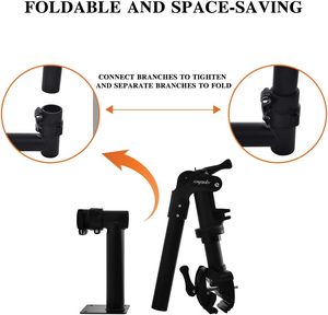 Duvar onarım standı bisiklet tamir standı duvara montaj garaj için katlanabilir ağır bisiklet Workstand