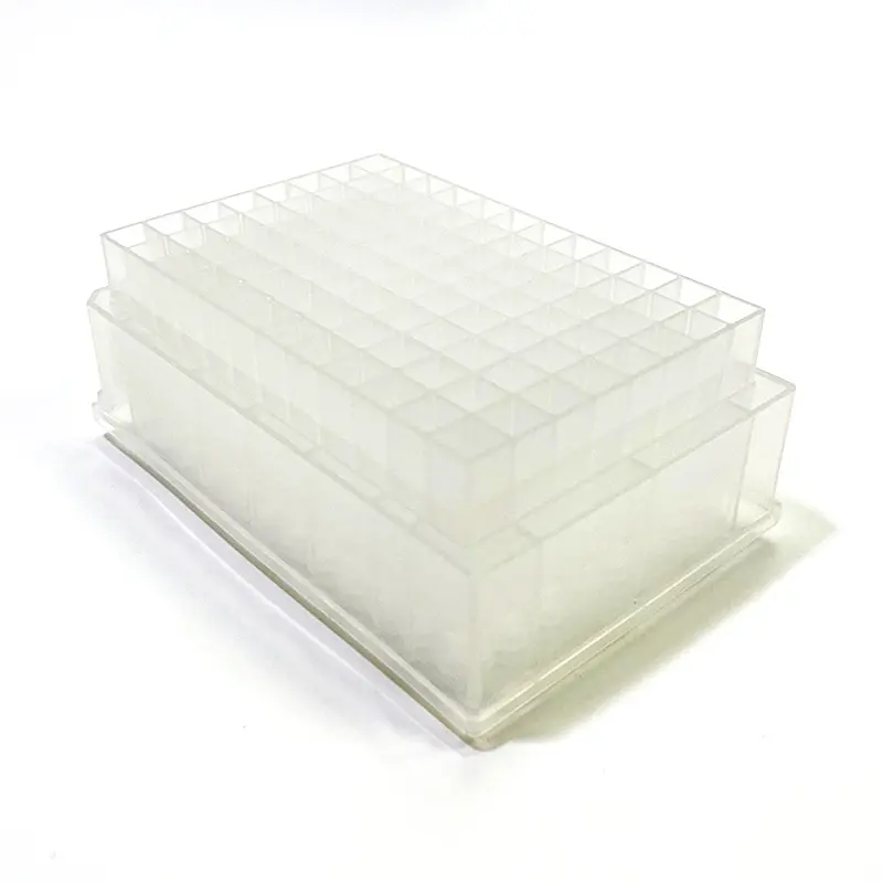 Consumibles médicos de laboratorio u inferior 2,2 ml consumibles de laboratorio EXTRACCIÓN DE ADN genómico placa de filtro de 96 pocillos