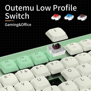 Outemu Brown Axis 3 Mode Wireless 87Key ISO Supported Ergonomic Mechanical <strong>Keyboard</strong> English Thai <strong>Numeric</strong> System Rohs Certified