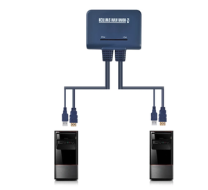 足够的库存新的2端口HDMI兼容VGA DVI KVM开关键盘鼠标USB 2.0共享分路器盒与遥控器USB电缆
