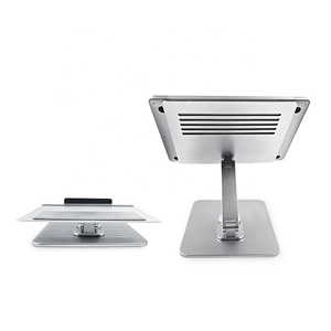 360 ° Rotação Dobrável Tabletop Laptop Riser Altura Ajustável Dobrável Laptop Stand <span class=keywords><strong>Desk</strong></span> Notebook Titular Do Computador