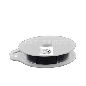 Pop Tings Jewelry Tools Customized Black Stretchable <strong>Cord</strong> 1mm Flexible Soft <strong>Elastic</strong> <strong>String</strong> Wire by Spool - Product Image 1