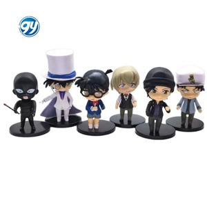 Actione şekil seti dedektif Conan karikatür karakter modeli PVC Anime figürleri aksiyon oyuncak (6 adet/takım) - Product Image 6