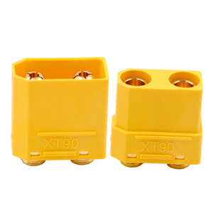 Özel AMASS orijinal 60a altın kaplama muz Bullet tak XT90PB bağlayıcı Xt90pb-M/F Pcb dayanağı bağlayıcı Rc uçak Drone için - Product Image 1