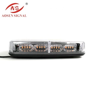 42 <strong>Led</strong> Short Row Warning Light Magnetic Base Car Roof Flashing Strobe Traffic Light - Product Image 3