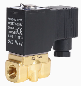 Gaz ve yağ için Pilot yapısı ile AirTac DC24V sıvı kontrol vanası normalde kapalı Solenoid su vanası - Product Image 1