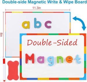 Từ Chữ Kit Bảng Chữ Cái Chữ Với Lớn Double-Side Bảng Nam Châm Và Học Tập Thẻ Cho Mầm Non Học Chính Tả - Product Image 2