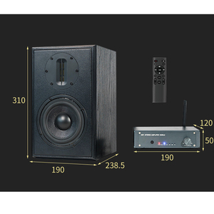 Samtronic ลำโพง HiFi ระดับความถี่เต็ม5.25นิ้ว, ลำโพงตั้งโต๊ะไม้แบบพาสซีฟลำโพงชั้นวางหนังสือ - Product Image 5