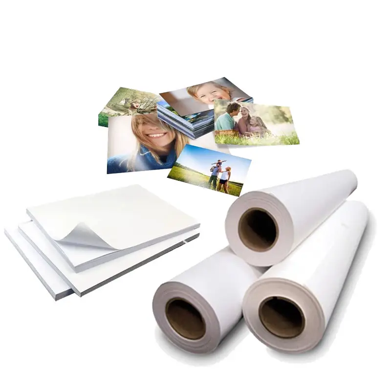 Groothandel Groot Formaat Zelfklevend Fotopapier 190Gsm Glanzend Papier A3