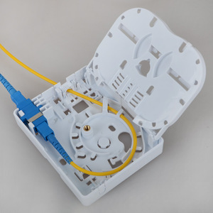 Optik ağ terminali ABS duvar montajı OTB 2 çekirdekli FTTH Fiber optik erişim sonlandırma kutusu Faceplate - Product Image 3