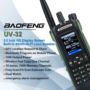 Baofeng 10W UV32 UV 32 32UV GPS Bluetooth APP Programmierung UHF VHF Walkie Talkie Multi Band Typ C Aufladen Amateur Funkgerät - Product Image 2