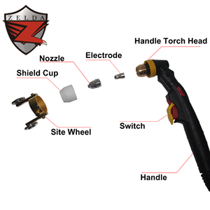 <strong>Plasma</strong> Cutting <strong>Torch</strong> P80 <strong>Plasma</strong> Gas Cutting <strong>Torch</strong> <strong>Plasma</strong> Cutting Gun - Product Image 5