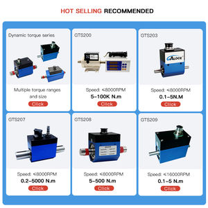 גלוצ 'ה gts210 מומנט דינמי חיישן מומנט מומנט 5 5000nm לדינומטר לבדיקת שני מנועים - Product Image 6