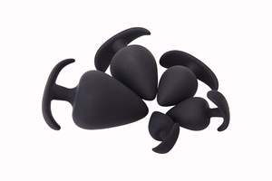 5 in One Back Sex Anal Bottom Plug Silicone Multiple Size <strong>Excited</strong> Pleasure Yourself Ball <strong>Fun</strong> Sexy Tool Archos Button - Product Image 4