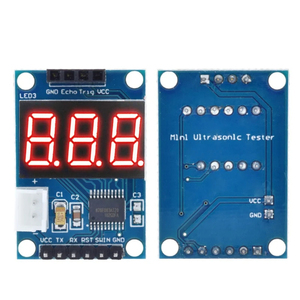 Ultrasonic Distance Measuring Module HC-SR04 Test Version Serial <strong>Output</strong> <strong>Digital</strong> Tube Display Distance Meter