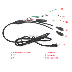 7 Inch HD TFT <strong>LCD</strong> Car Monitor Quality AHD <strong>CVBS</strong> with 1024*600p Resolution Remote Control &amp; RGB Function 4 Pin Aviation Connector - Product Image 6