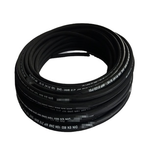 SAE 1SN/2SN/R1/R2 <span class=keywords><strong>1</strong></span>/<span class=keywords><strong>4</strong></span> "ila <span class=keywords><strong>2</strong></span>" yüksek basınçlı esnek hidrolik hortum