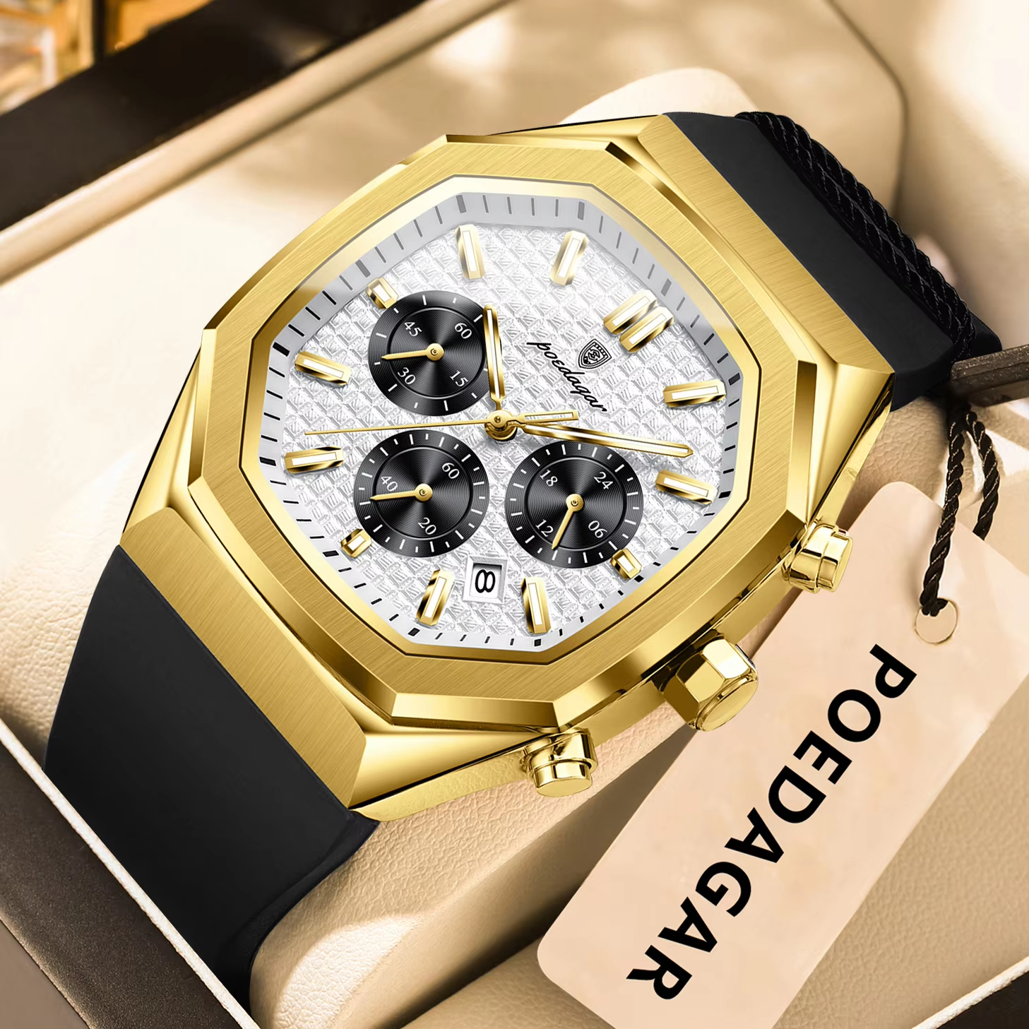 Gold White