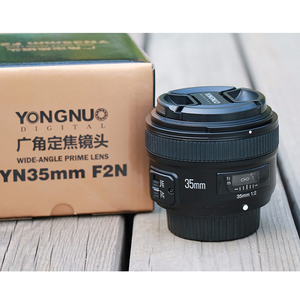 YN35mm F2 Lens AF/MF geniş açı sabit odak/büyük diyafram otomatik Zoom Canon lensi - Product Image 1