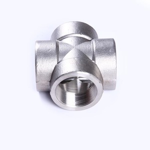 用于油气管道系统的ASME B16 11认证螺纹交叉NPT连接 - Product Image 3