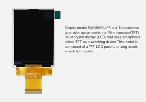 Polcd 2,8 Zoll LCD-Bildschirm ST7789V 240*320 Trans flektive Mcu Rgb Spi-Schnitts telle 2,8 ''Tft Lcd-Modul - Product Image 3