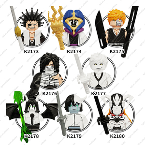 KDL824 japon animasyon Ulquiorra rakamlar bulmaca oluşturma plastik Juguetes yapı taşı setleri eğitim Anime çocuk oyuncakları