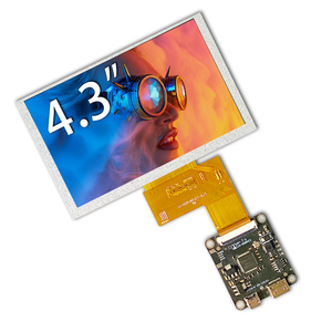 Placa de controlador de entrada pequeña TTL de 4,3 pulgadas, 40 Pines, pines, panel de módulo ancho HD, pantalla Micro, mini LCD para equipo de cámara - Product Image 1